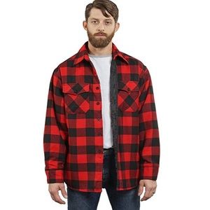 Quilted lining Flannel Fleece Jacket